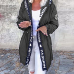 Camila | Hooded Drawstring Midi Parka