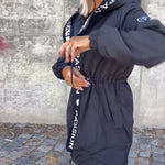 Camila | Hooded Drawstring Midi Parka