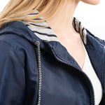 Margaret | Hooded Drawstring Rain Coat