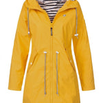 Margaret | Hooded Drawstring Rain Coat