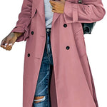 Juliet | Double-Breasted Belted Longline Trench Coat