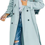 Juliet | Double-Breasted Belted Longline Trench Coat