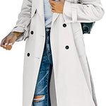 Juliet | Double-Breasted Belted Longline Trench Coat