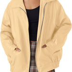 Nicola | Relaxed Zip-Up Bomber Jacket