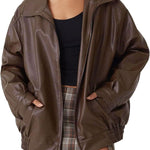 Nicola | Relaxed Zip-Up Bomber Jacket