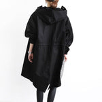 Maisie | Oversized Hooded Button-Front Coat