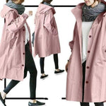 Maisie | Oversized Hooded Button-Front Coat