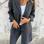 Lucille | Relaxed Longline Lapel Coat