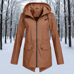 Lorraine | Hooded Waterproof Longline Rain Jacket